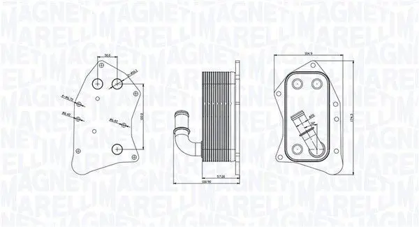 Eļļas radiators, Motoreļļa Magneti Marelli 350300002300