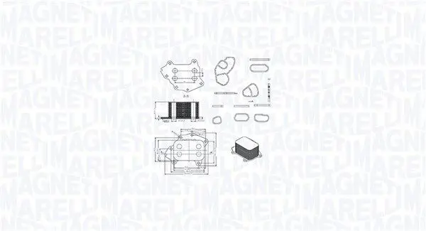 Eļļas radiators, Motoreļļa Magneti Marelli 350300002400