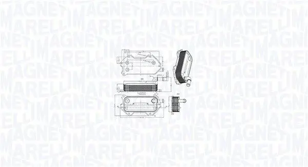Eļļas radiators, Motoreļļa Magneti Marelli 350300003000