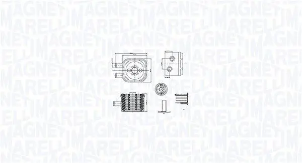 Eļļas radiators, Motoreļļa Magneti Marelli 350300003500