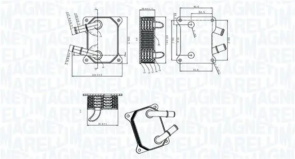 Eļļas radiators, Motoreļļa Magneti Marelli 350300006200