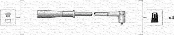 Augstsprieguma vadu komplekts Magneti Marelli 941318111130