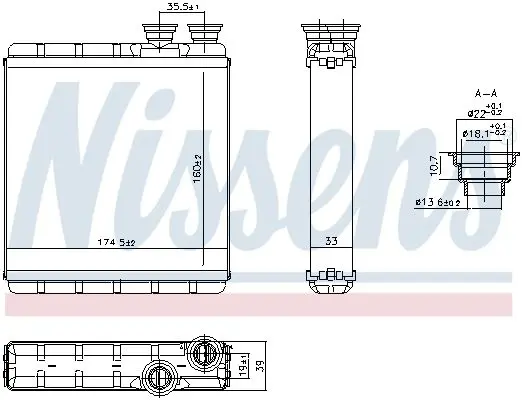Siltummainis, Salona apsilde NISSENS 707302