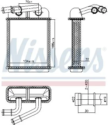 Siltummainis, Salona apsilde NISSENS 707313
