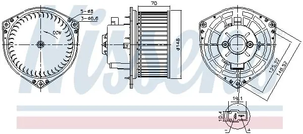 Salona ventilators NISSENS 87454