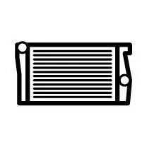 Radiator, engine cooling NRF 58650A