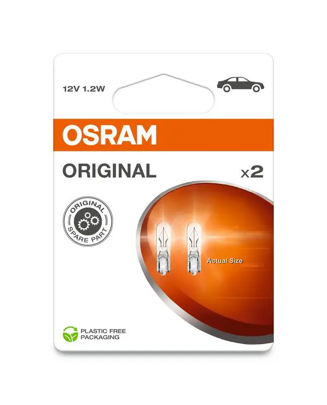 Kvēlspuldze, Cimdu nodalījuma apgaismojums Osram 27212BL