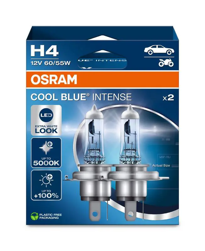 Kvēlspuldze, Tālās gaismas lukturis Osram 64193CBN2HB