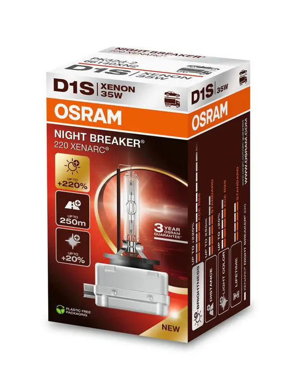 Kvēlspuldze, Tālās gaismas lukturis Osram 66140XN2