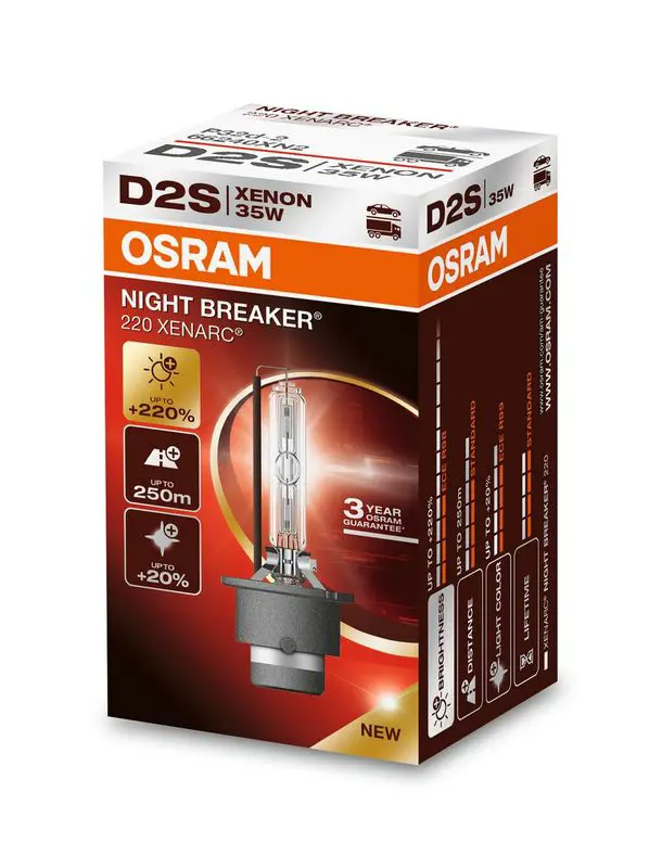 Kvēlspuldze, Tālās gaismas lukturis Osram 66240XN2