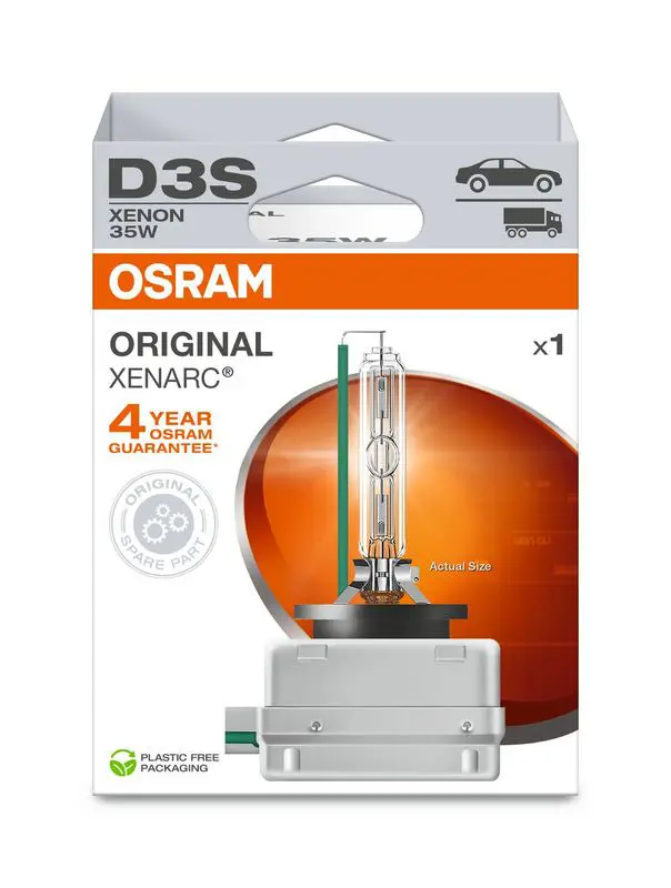 Kvēlspuldze, Tālās gaismas lukturis Osram 663401HB
