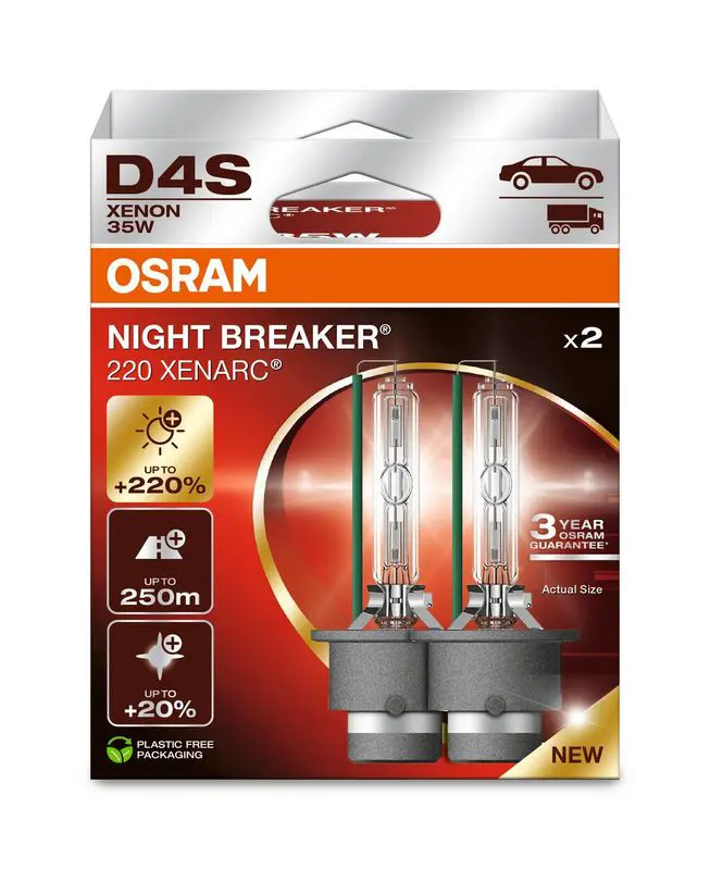 Kvēlspuldze, Tālās gaismas lukturis Osram 66440XN22HB