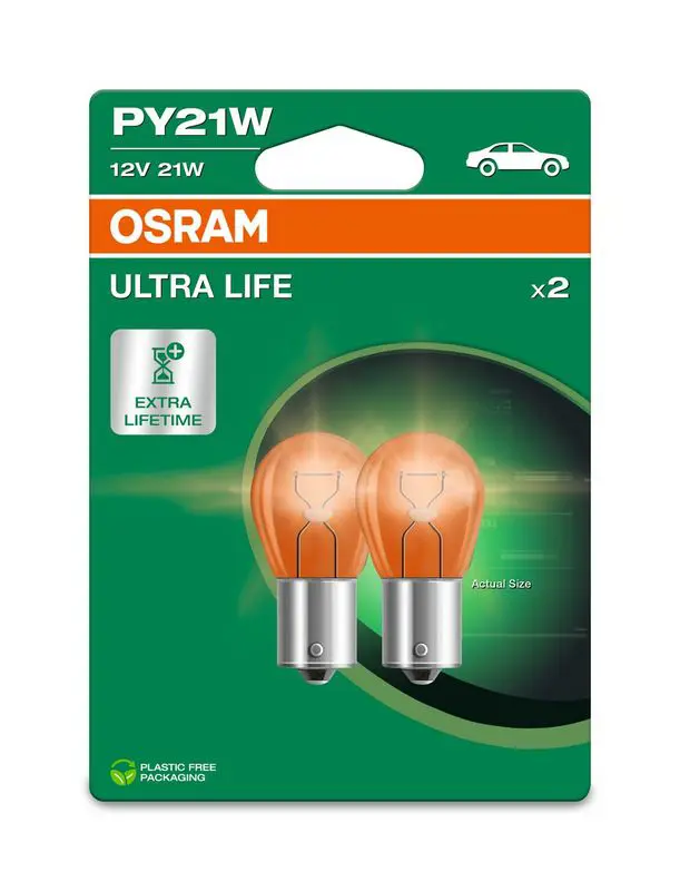 Kvēlspuldze, Pagriezienu signāla lukturis Osram 7507ULT2BL