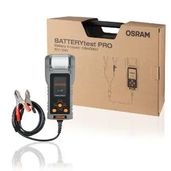 Pārbaudes iekārta, Akumulatoru baterija Osram OBAG900