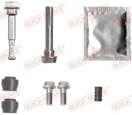 Virzītājčaulu komplekts, Bremžu suports Quick Brake