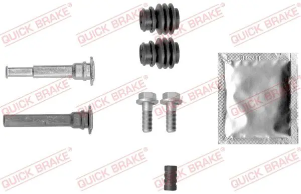 Virzītājčaulu komplekts, Bremžu suports Quick Brake