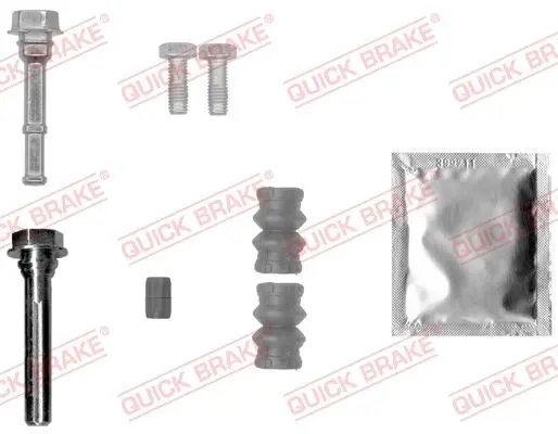 Virzītājčaulu komplekts, Bremžu suports Quick Brake