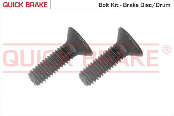 Skrūvju komplekts, Bremžu disks Quick Brake