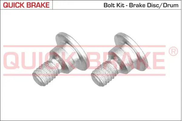 Skrūvju komplekts, Bremžu disks Quick Brake