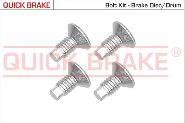 Skrūvju komplekts, Bremžu disks Quick Brake