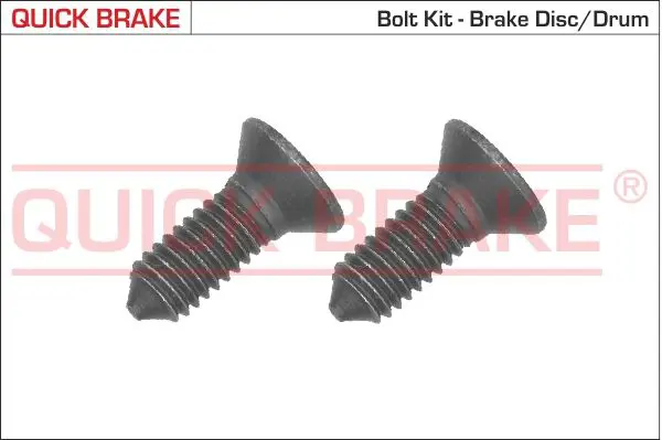 Skrūvju komplekts, Bremžu disks Quick Brake