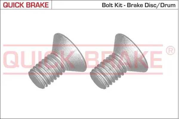 Skrūvju komplekts, Bremžu disks Quick Brake