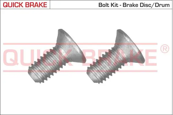 Skrūvju komplekts, Bremžu disks Quick Brake