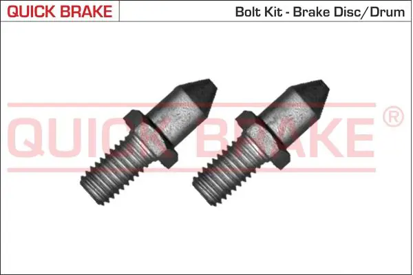 Skrūvju komplekts, Bremžu disks Quick Brake