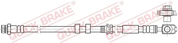 Bremžu šļūtene Quick Brake 59801X