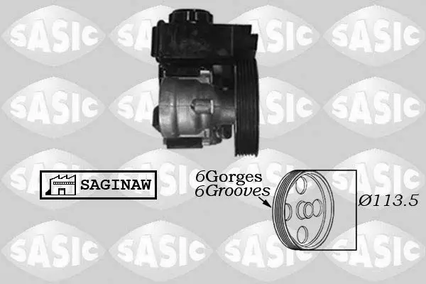 Hidrosūknis, Stūres iekārta SASIC 7070004