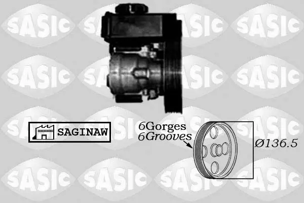 Hidrosūknis, Stūres iekārta SASIC 7070007