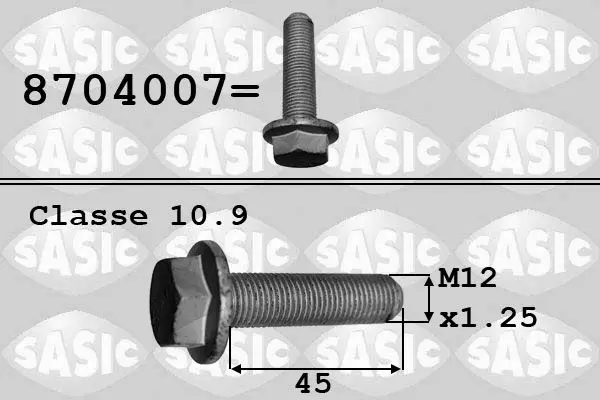 Piedziņas skriemeļa skrūve SASIC 8704007