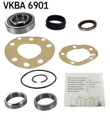 Riteņa rumbas gultņa komplekts SKF VKBA6901