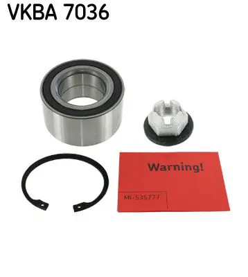 Riteņa rumbas gultņa komplekts SKF VKBA7036