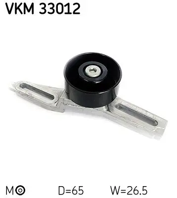 Spriegotājrullītis, Ķīļrievu siksna SKF VKM33012