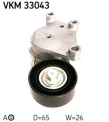 Spriegotājrullītis, Ķīļrievu siksna SKF VKM33043