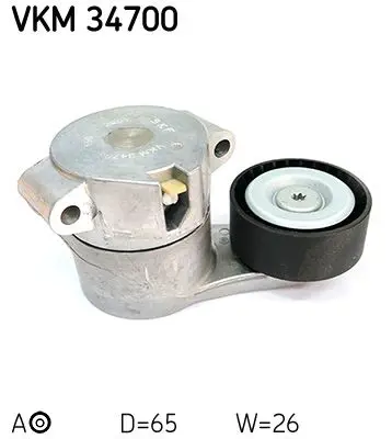 Spriegotājrullītis, Ķīļrievu siksna SKF VKM34700