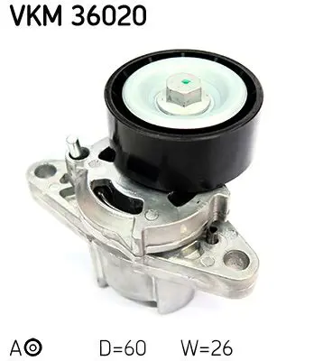 Spriegotājrullītis, Ķīļrievu siksna SKF VKM36020