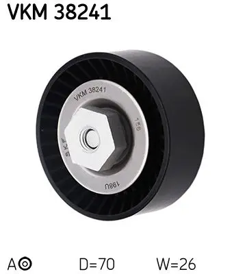 Spriegotājrullītis, Ķīļrievu siksna SKF VKM38241