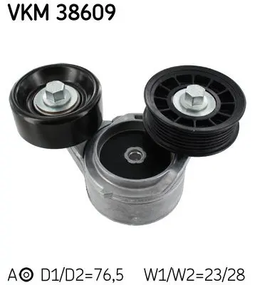 Spriegotājrullītis, Ķīļrievu siksna SKF VKM38609