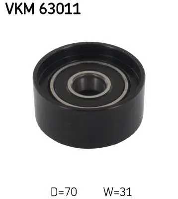 Parazīt-/Vadrullītis, Ķīļrievu siksna SKF VKM63011