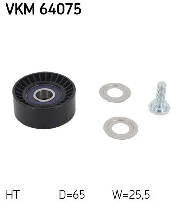Spriegotājrullītis, Ķīļrievu siksna SKF VKM64075