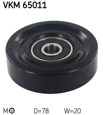 Spriegotājrullītis, Ķīļrievu siksna SKF VKM65011