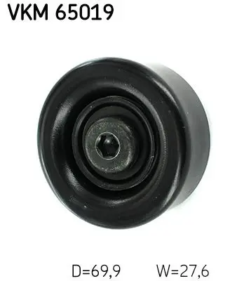 Parazīt-/Vadrullītis, Ķīļrievu siksna SKF VKM65019