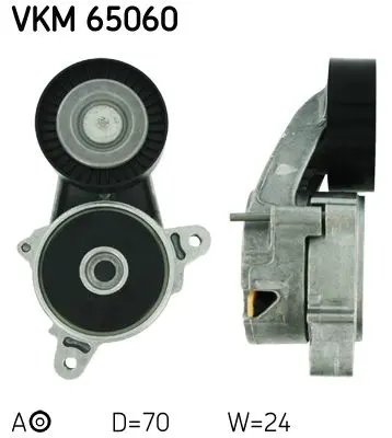 Spriegotājrullītis, Ķīļrievu siksna SKF VKM65060