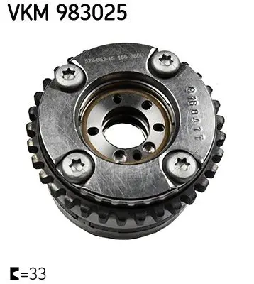 Sadales vārpstas regulēšanas mehānisms SKF VKM983025