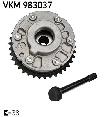 Sadales vārpstas regulēšanas mehānisms SKF VKM983037