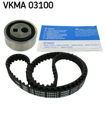 Zobsiksnas komplekts SKF VKMA03100