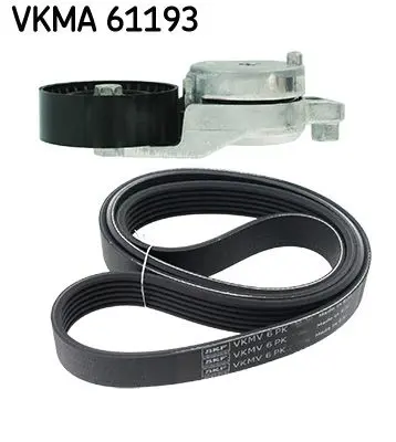 Ķīļrievu siksnu komplekts SKF VKMA61193