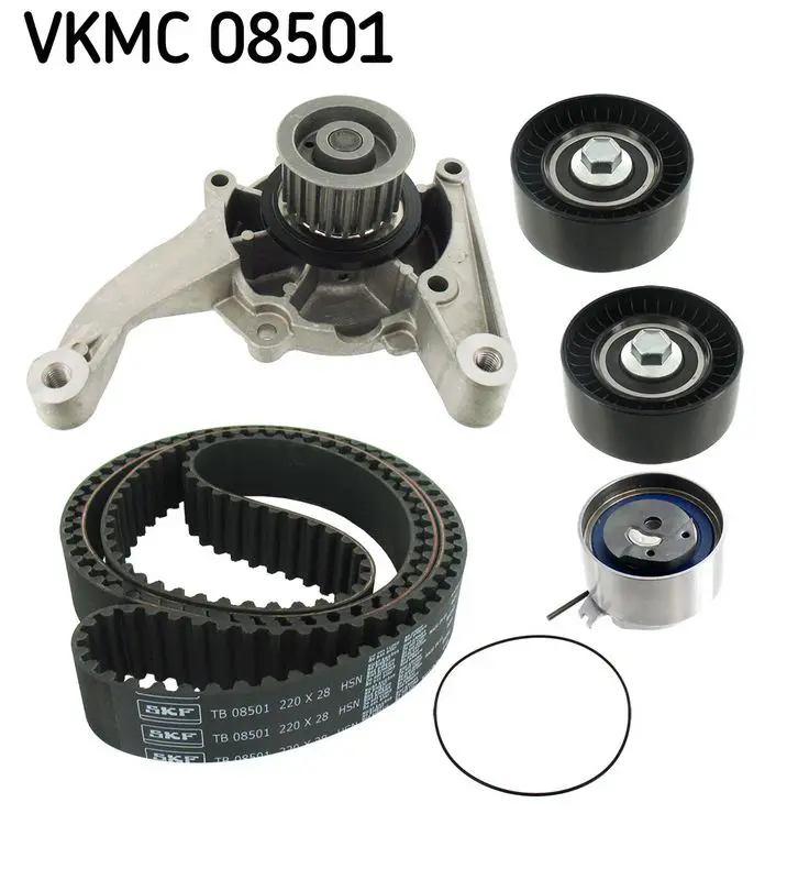Ūdenssūknis + Zobsiksnas komplekts SKF VKMC08501